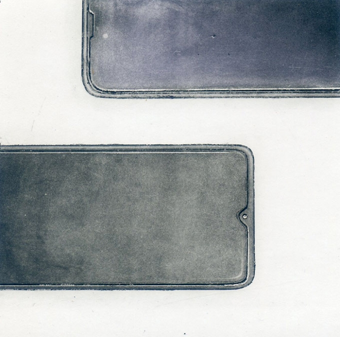 "Relationship2", etching, aquatint, 10x10 cm, 2024